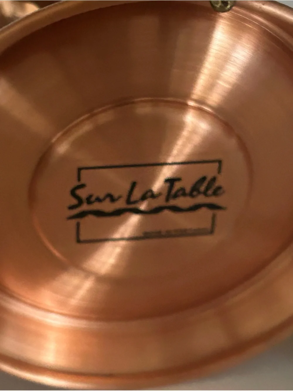 Sur La Table Copper 3 Egg Serving Bowl Holder